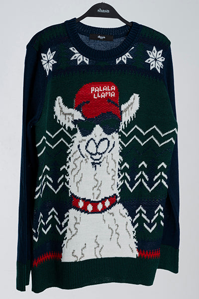 Suéter Llama Navidad