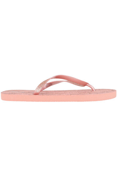 Flip flop hoja tropical brillos