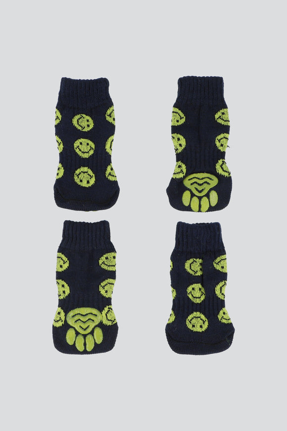 Set 2 pares calcetines mascota caritas felices