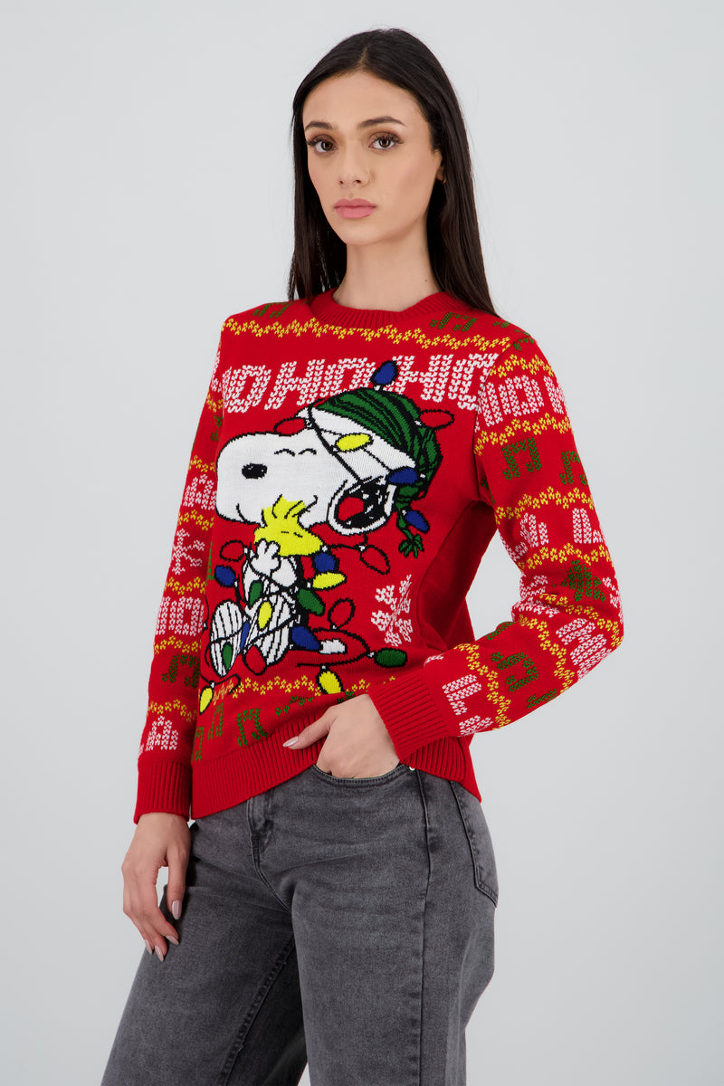 Suéter navideño Snoopy
