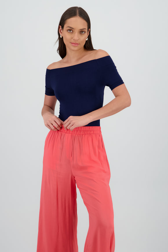 Bodysuit Liso Hombros Descubiertos