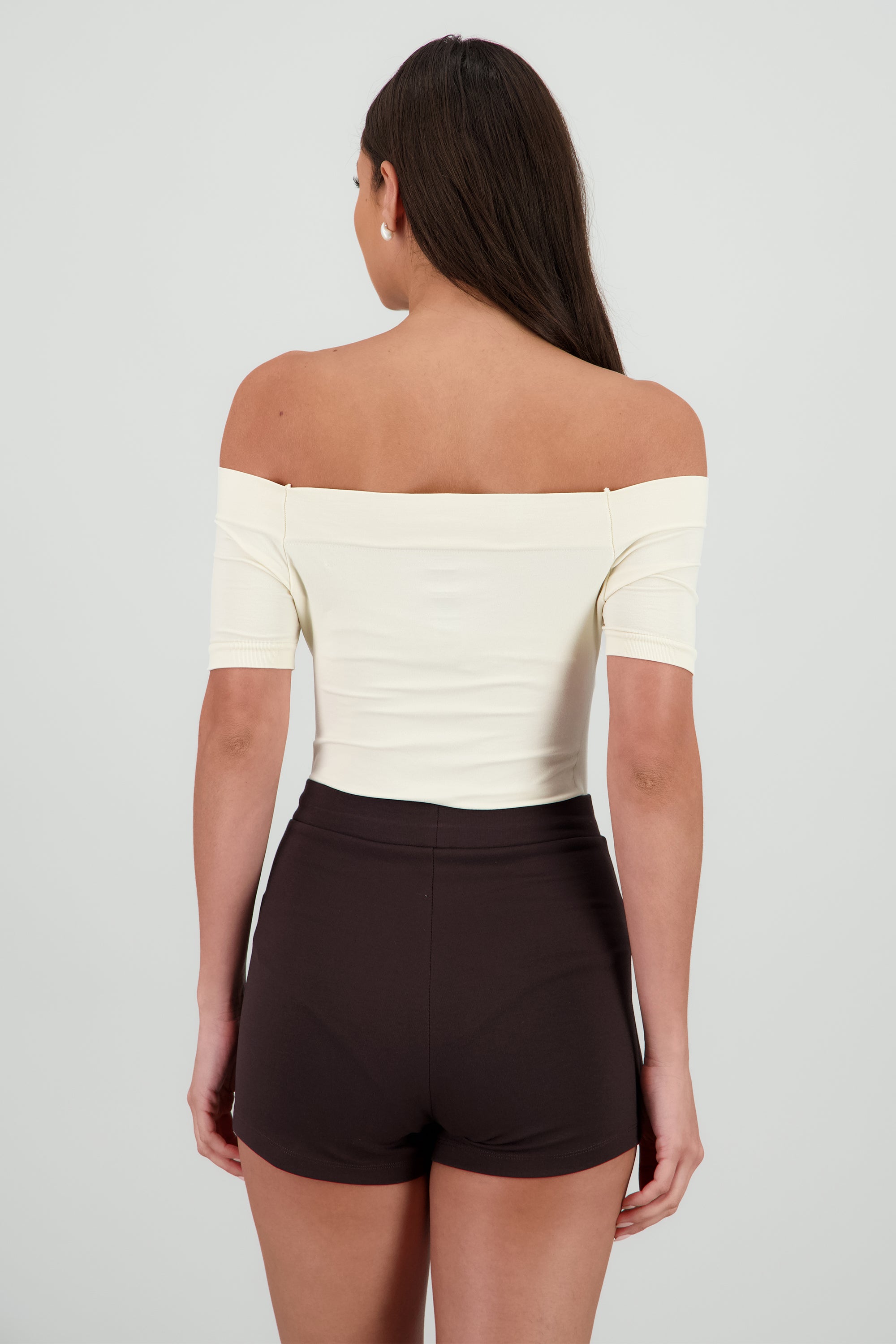 Bodysuit Liso Hombros Descubiertos