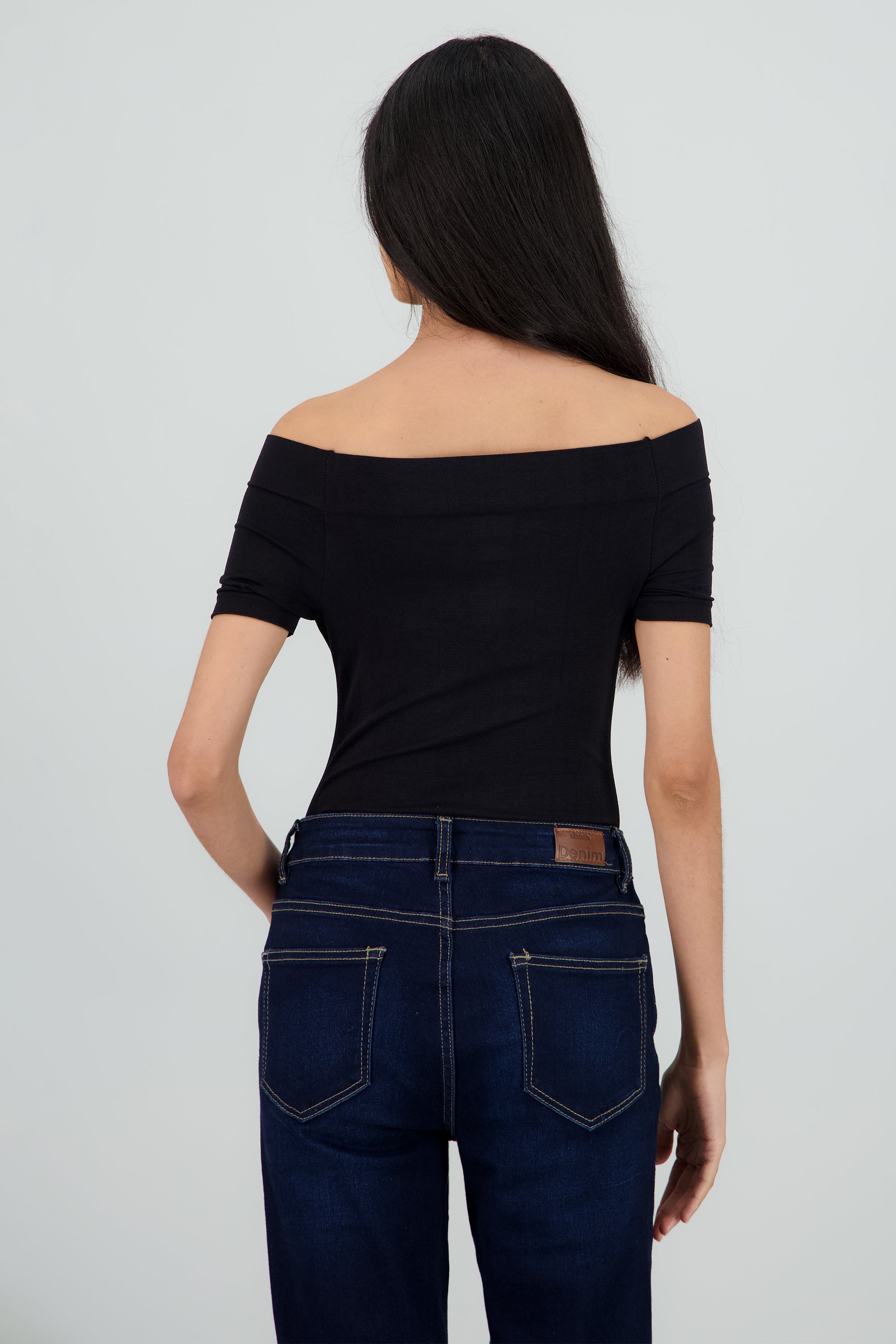 Bodysuit Liso Hombros Descubiertos