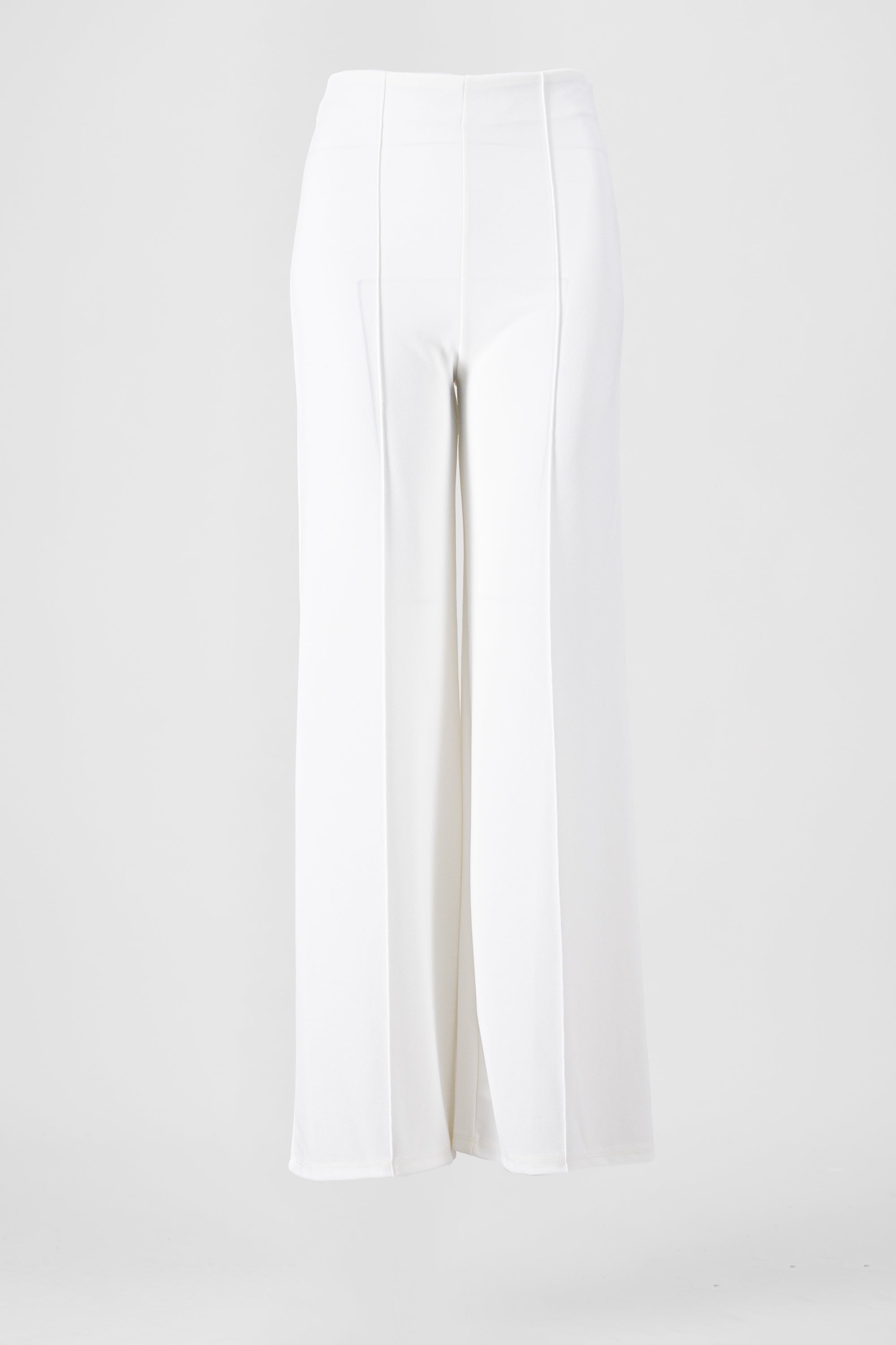 Pantalón Wide Leg Cintura Alta Costuras