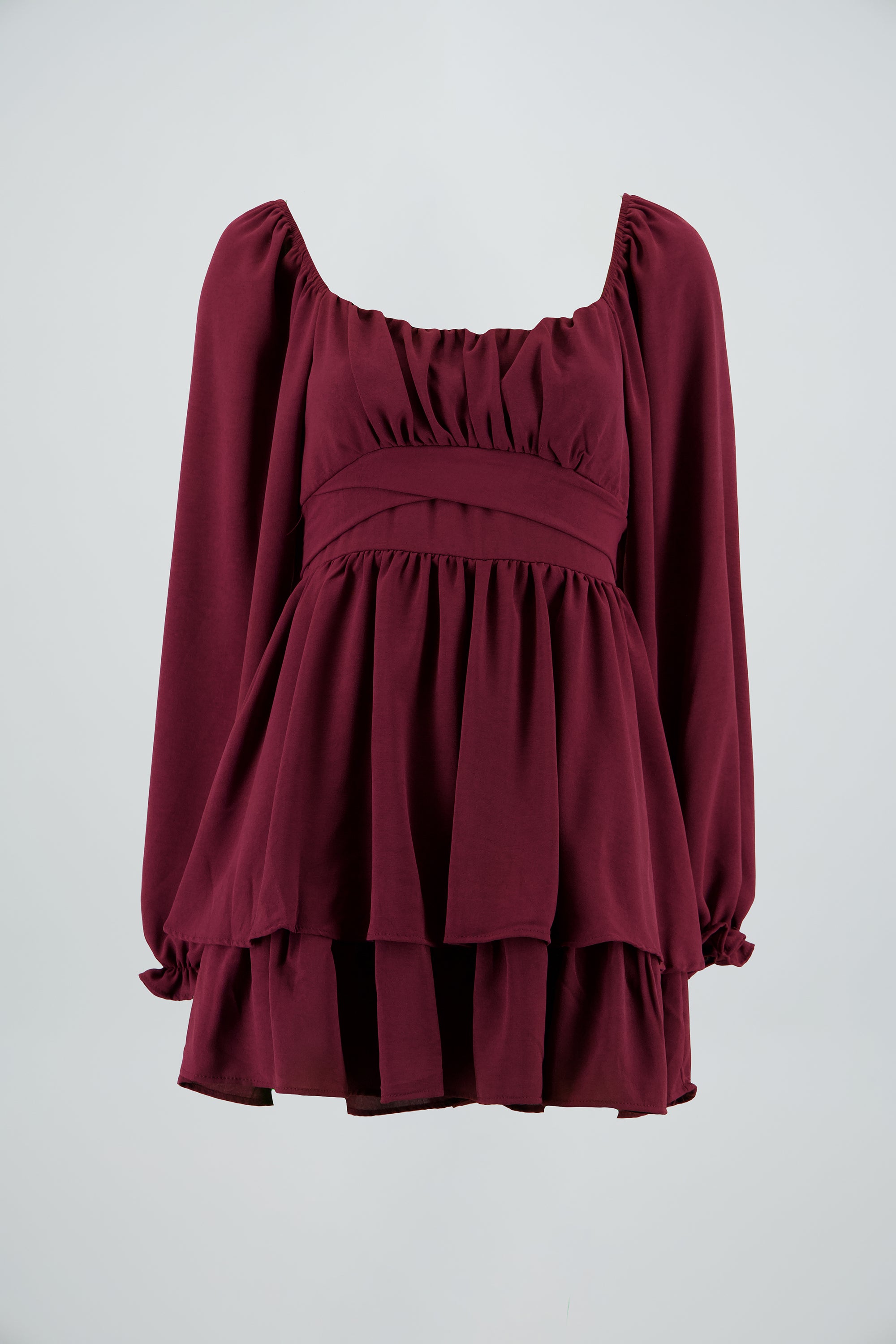 Vestido Mini Olanes Manga Larga
