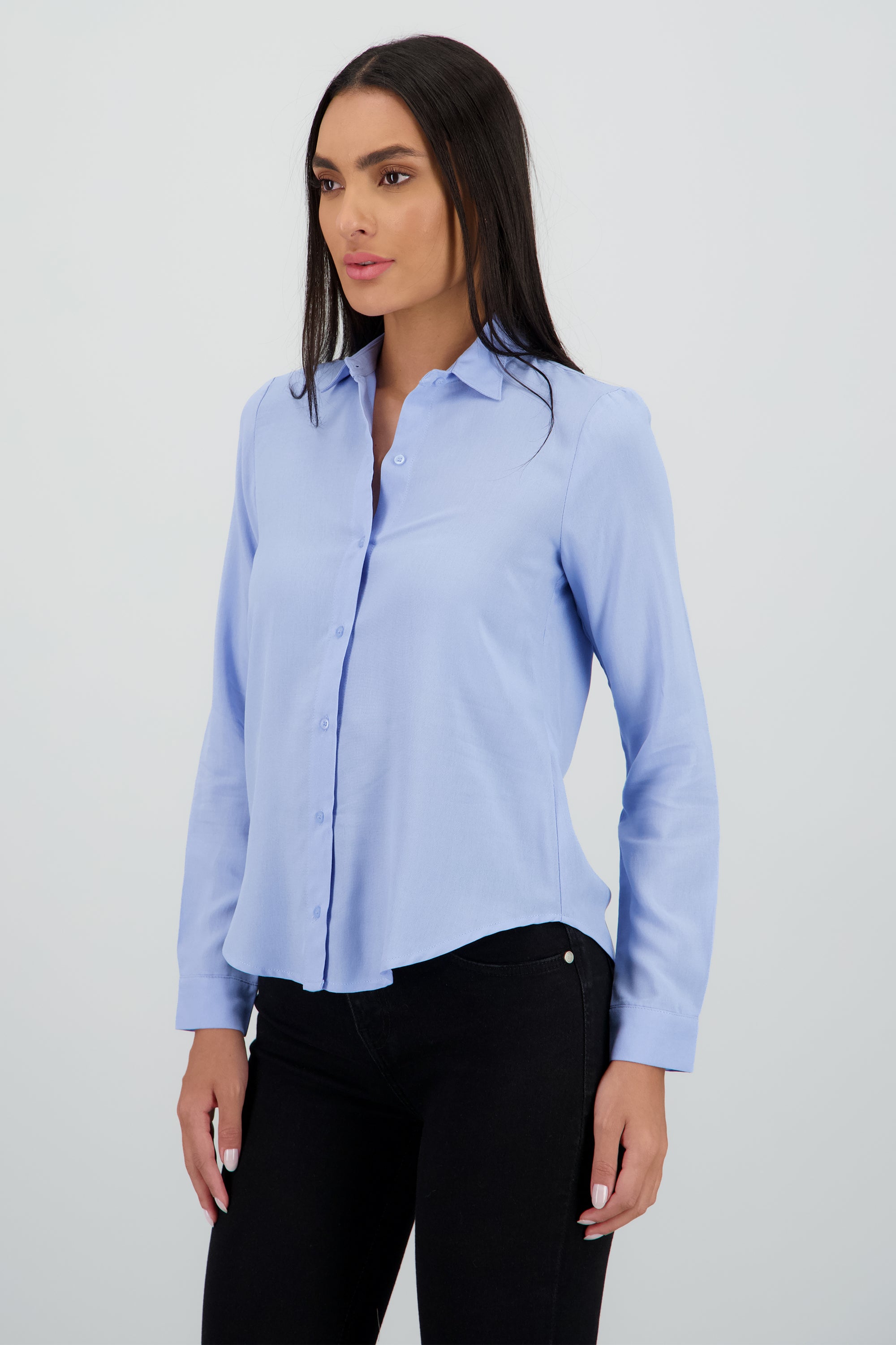 Camisa Manga Larga Lisa
