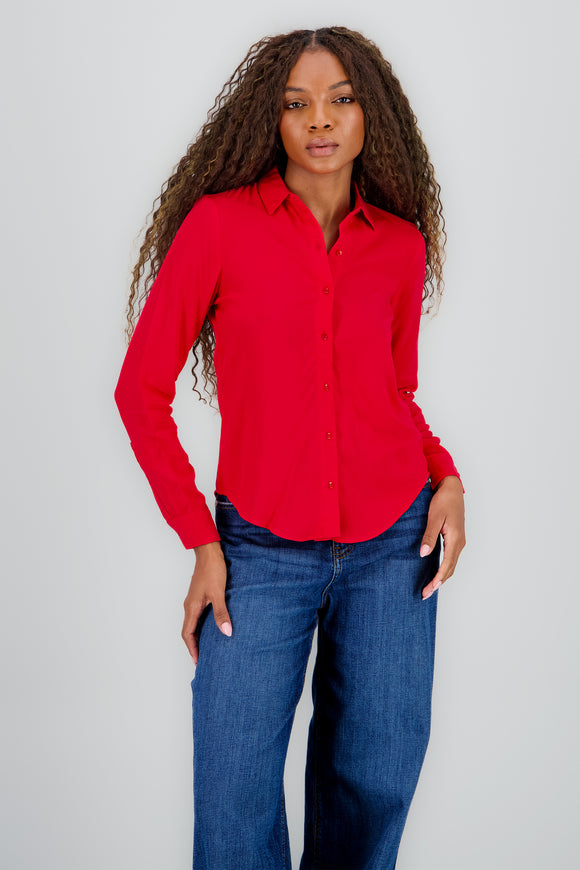 Camisa Manga Larga Lisa