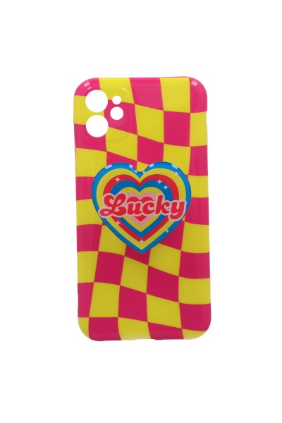 Funda celular i11 cuadros soporte