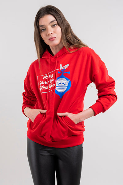 Hoodie Estampado Esfera Grogu