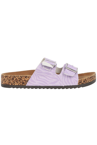 Sandalias doble cinta hebilla