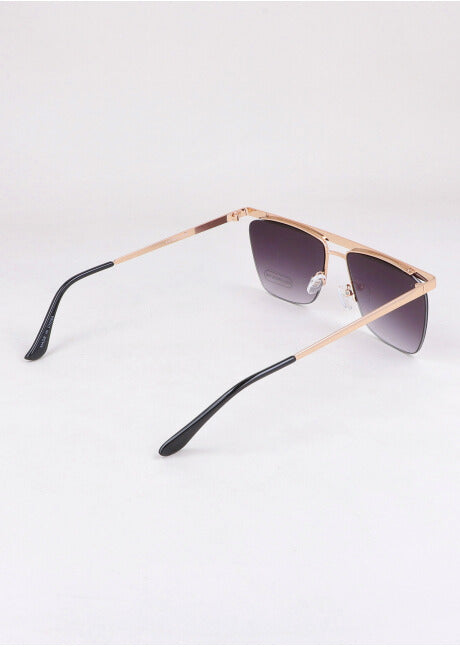 Lentes cuadrados decorativo metálico