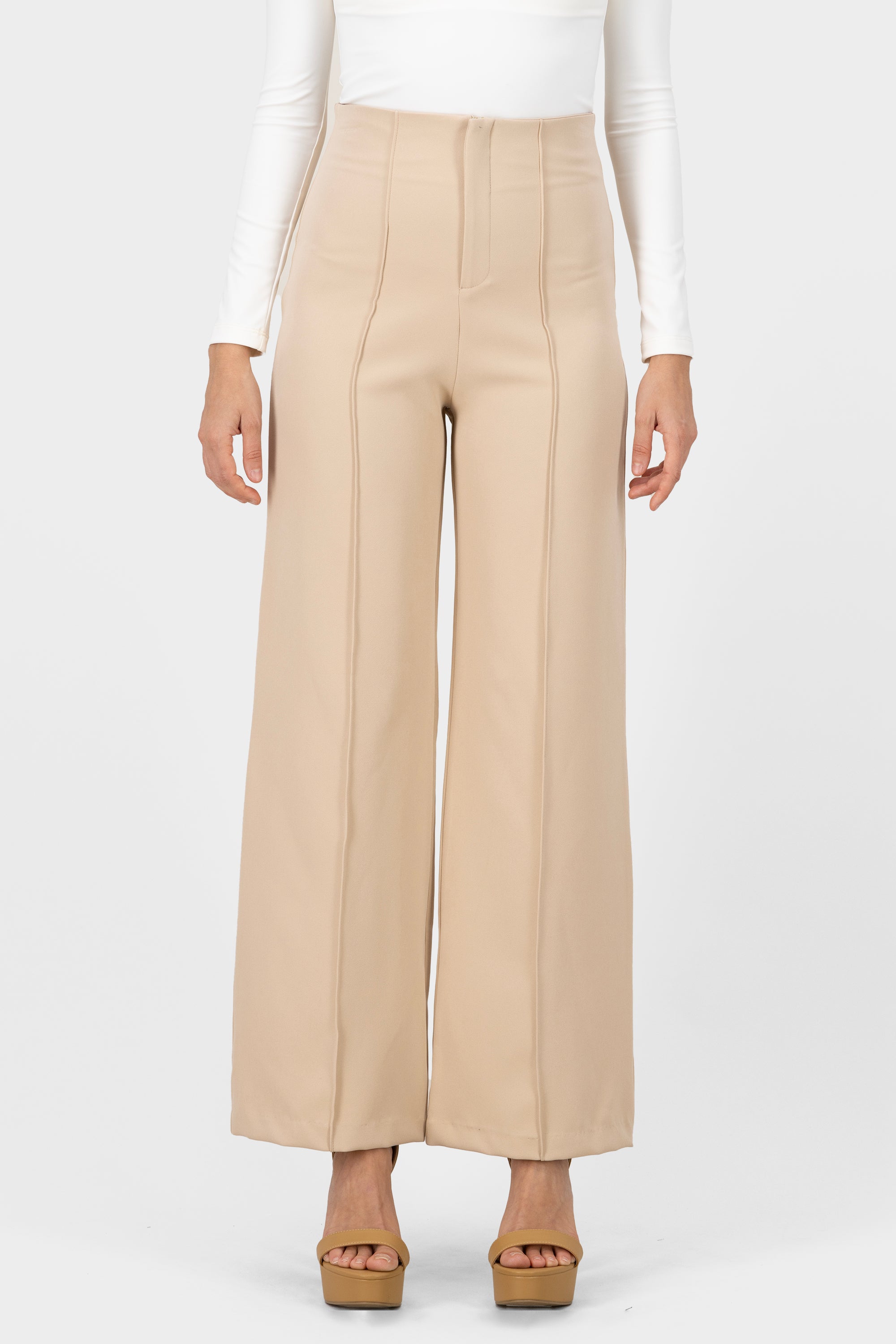 Pantalón Recto Liso