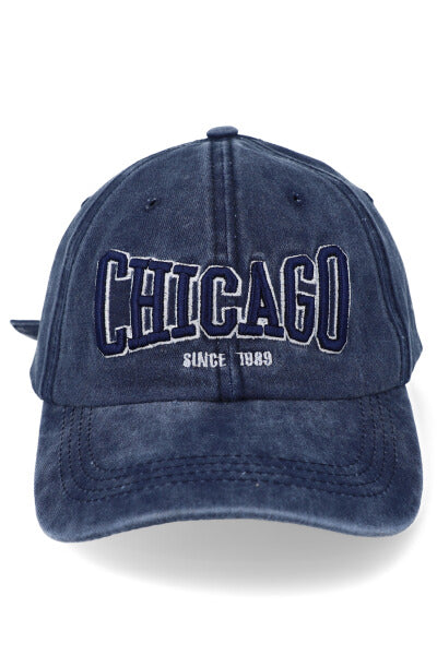 Gorra Chicago mezclilla deslavada