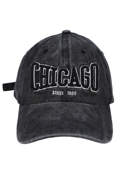 Gorra Chicago mezclilla deslavada