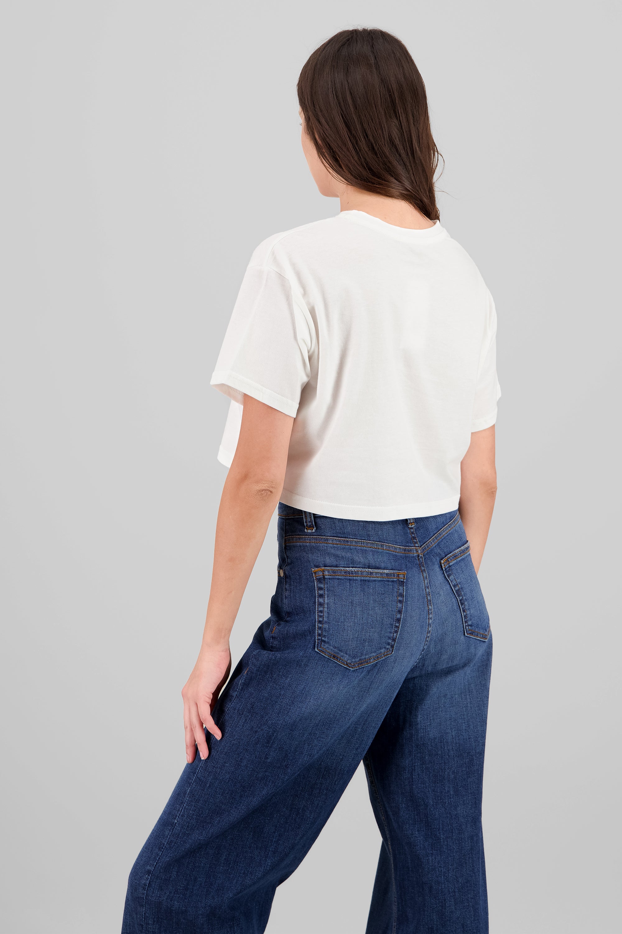 Top Crop Estampado New York