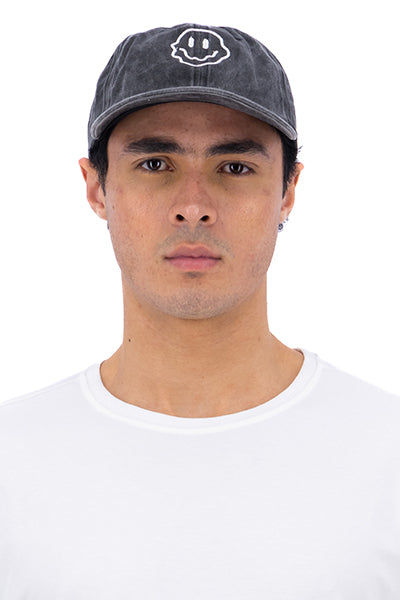 Gorra bordado happy face acid