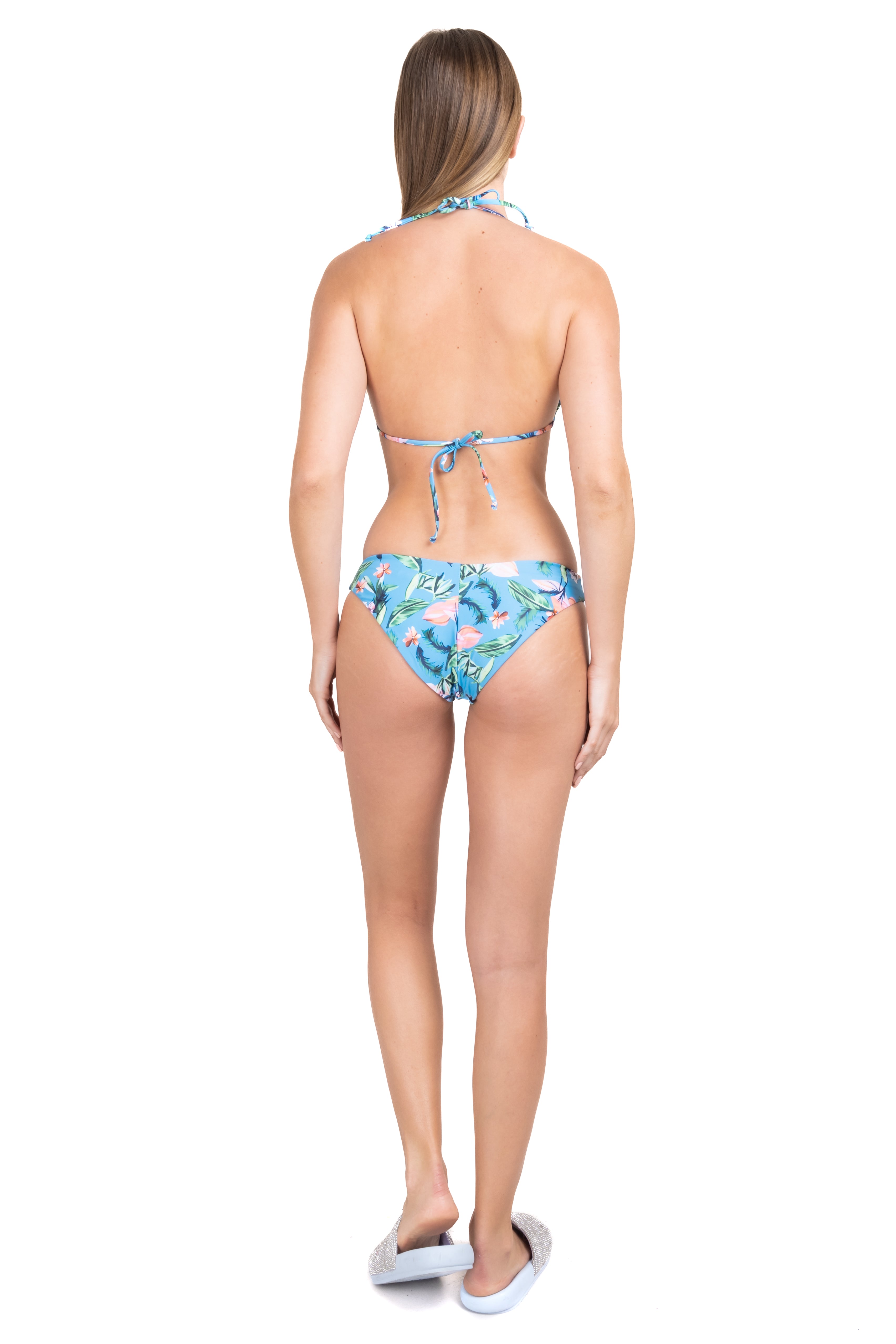 Traje de baño estampado flores