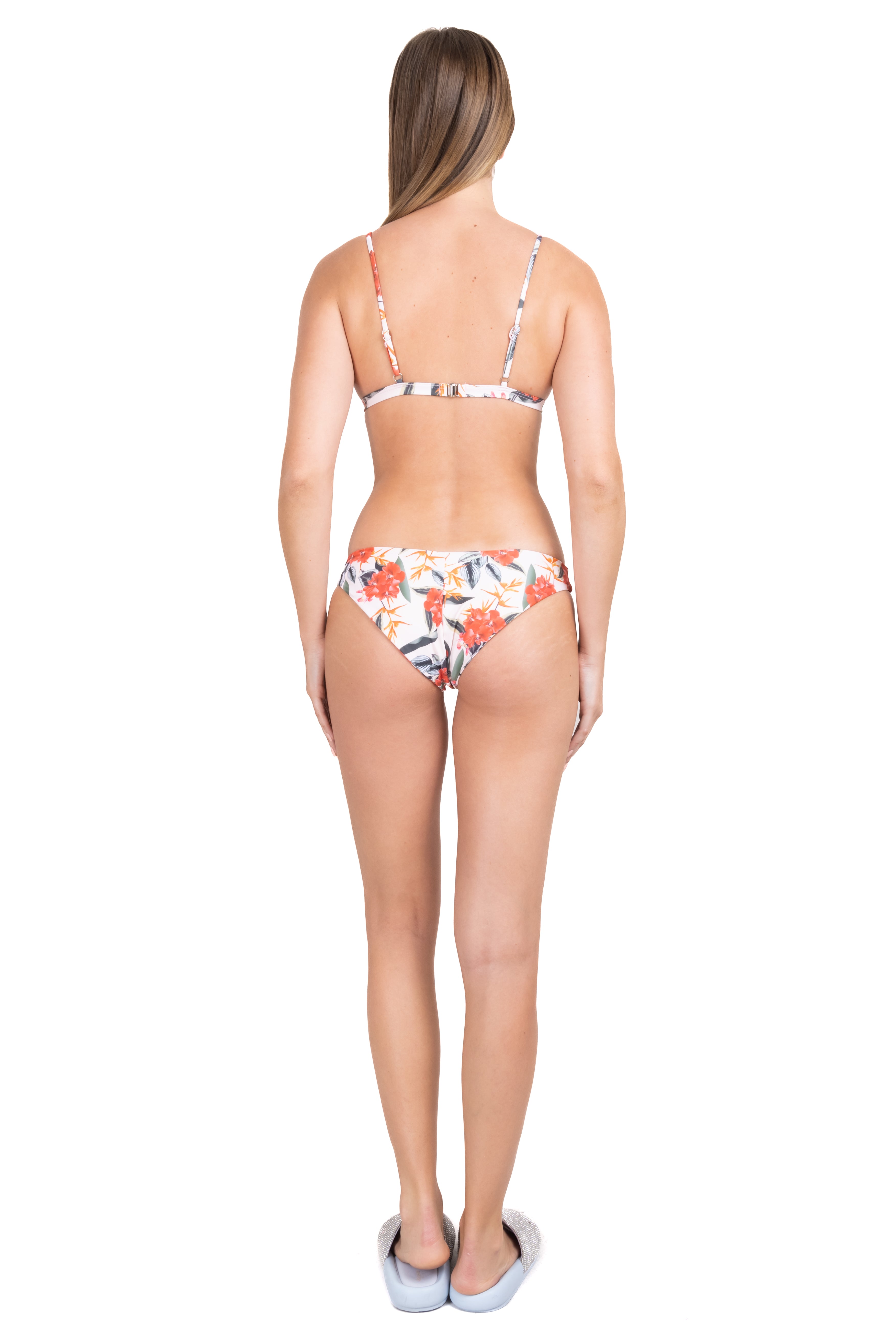 Traje de baño estampado flores