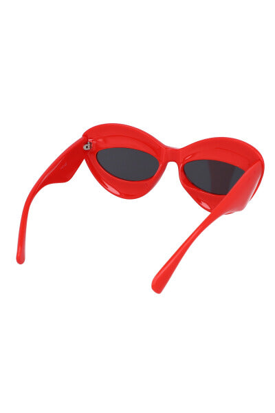 Lentes cat eye gruesos globo