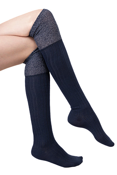Calcetas largas lurex