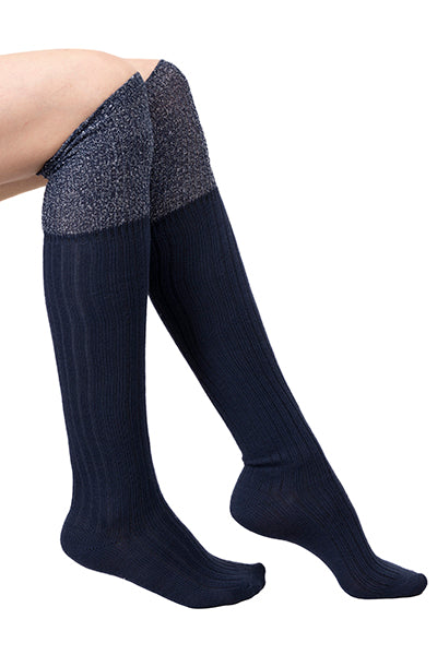 Calcetas largas lurex