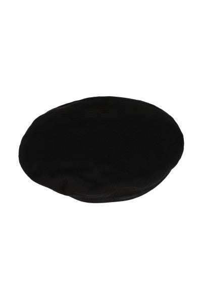 Boina tejida acanalada