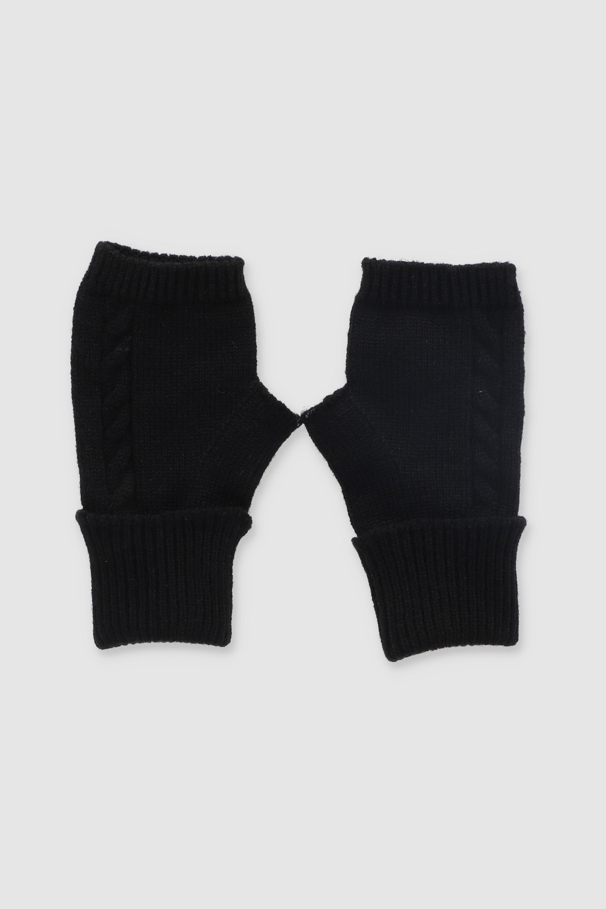 Guantes tejido trenzado