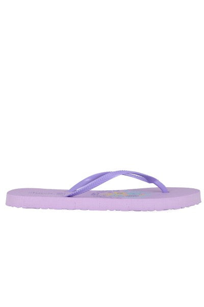 Flip flops estampado flores frase