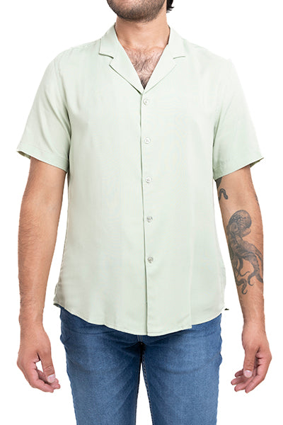 Camisa manga corta monocolor