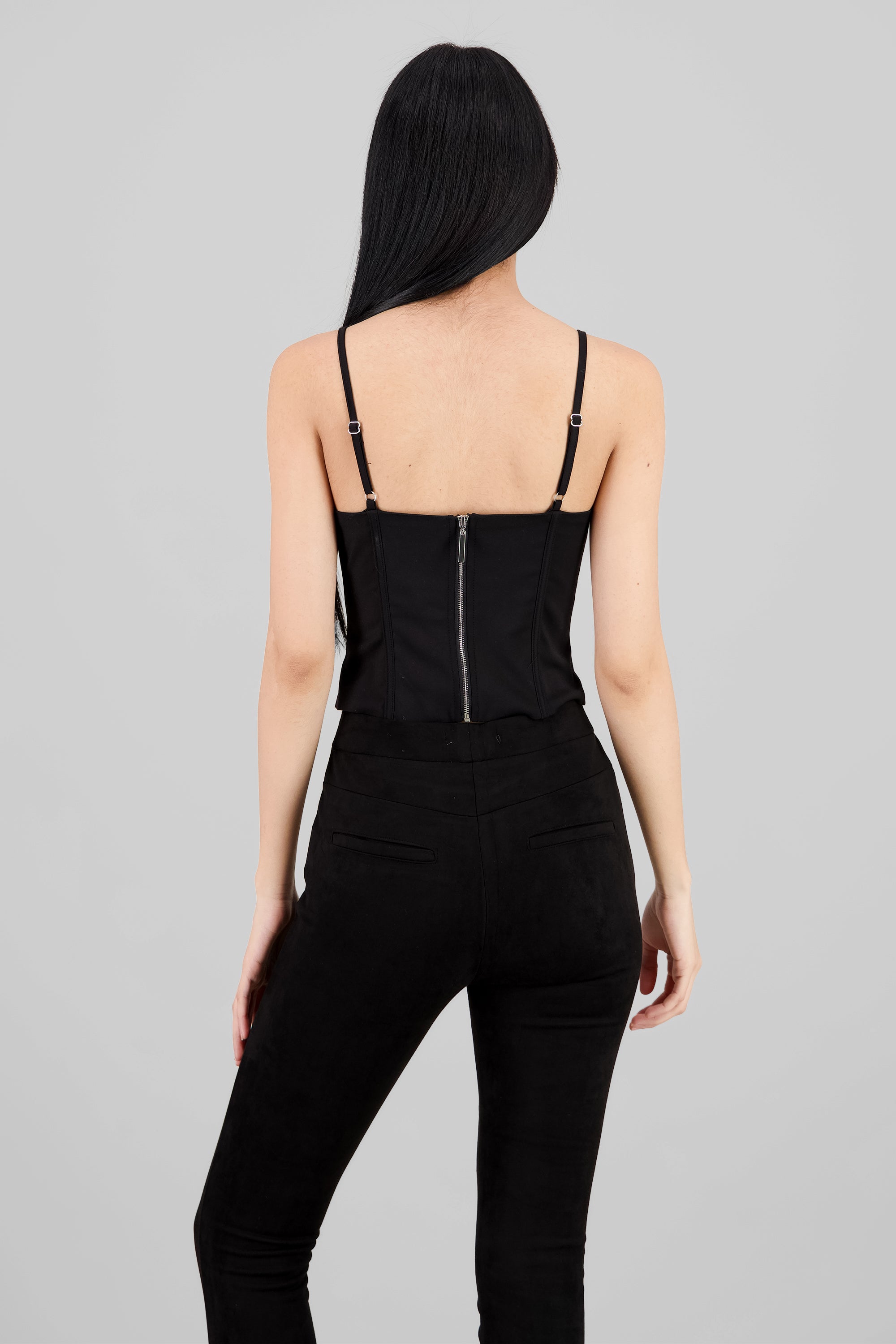 Corset liso copas tirantes