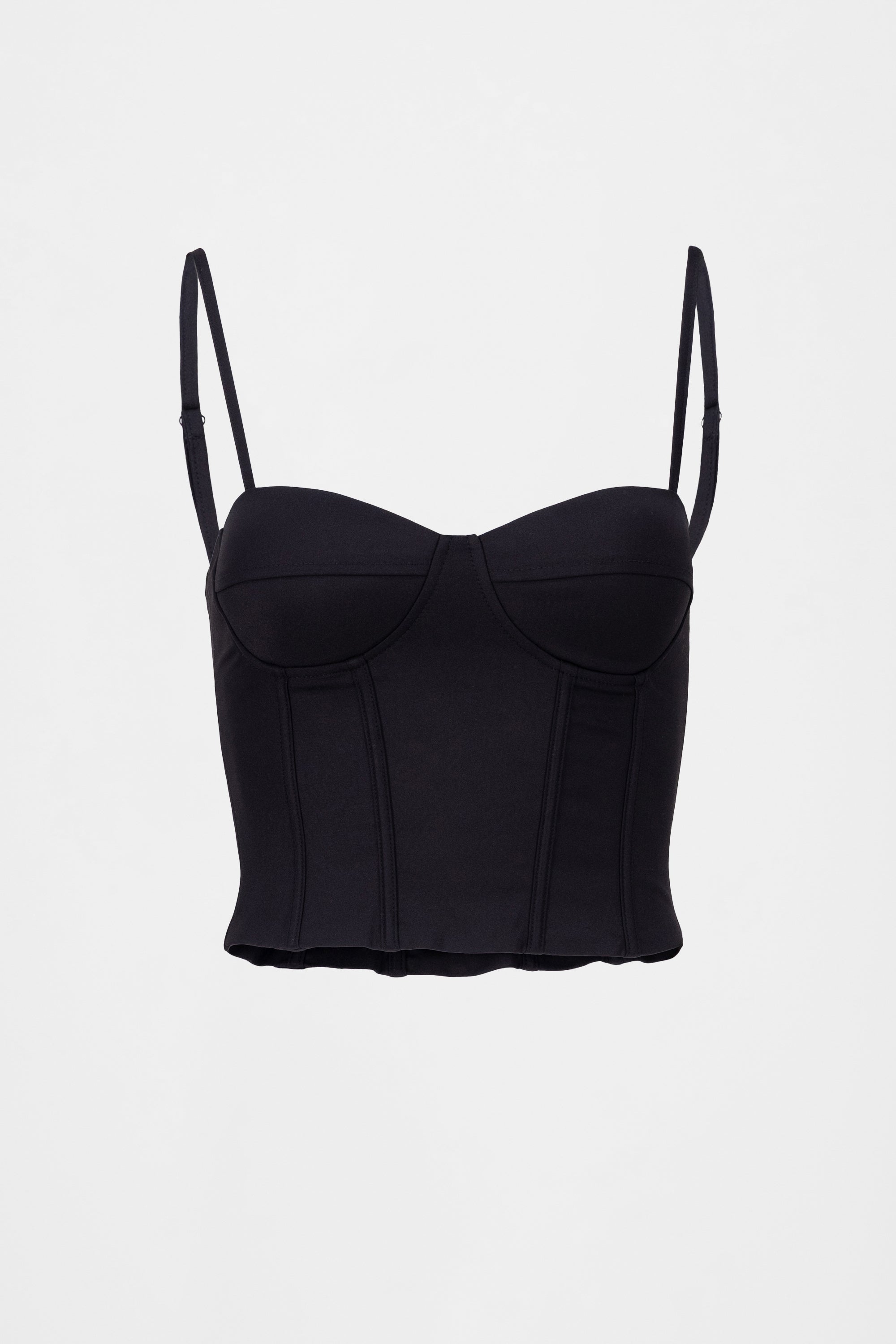 Corset liso copas tirantes