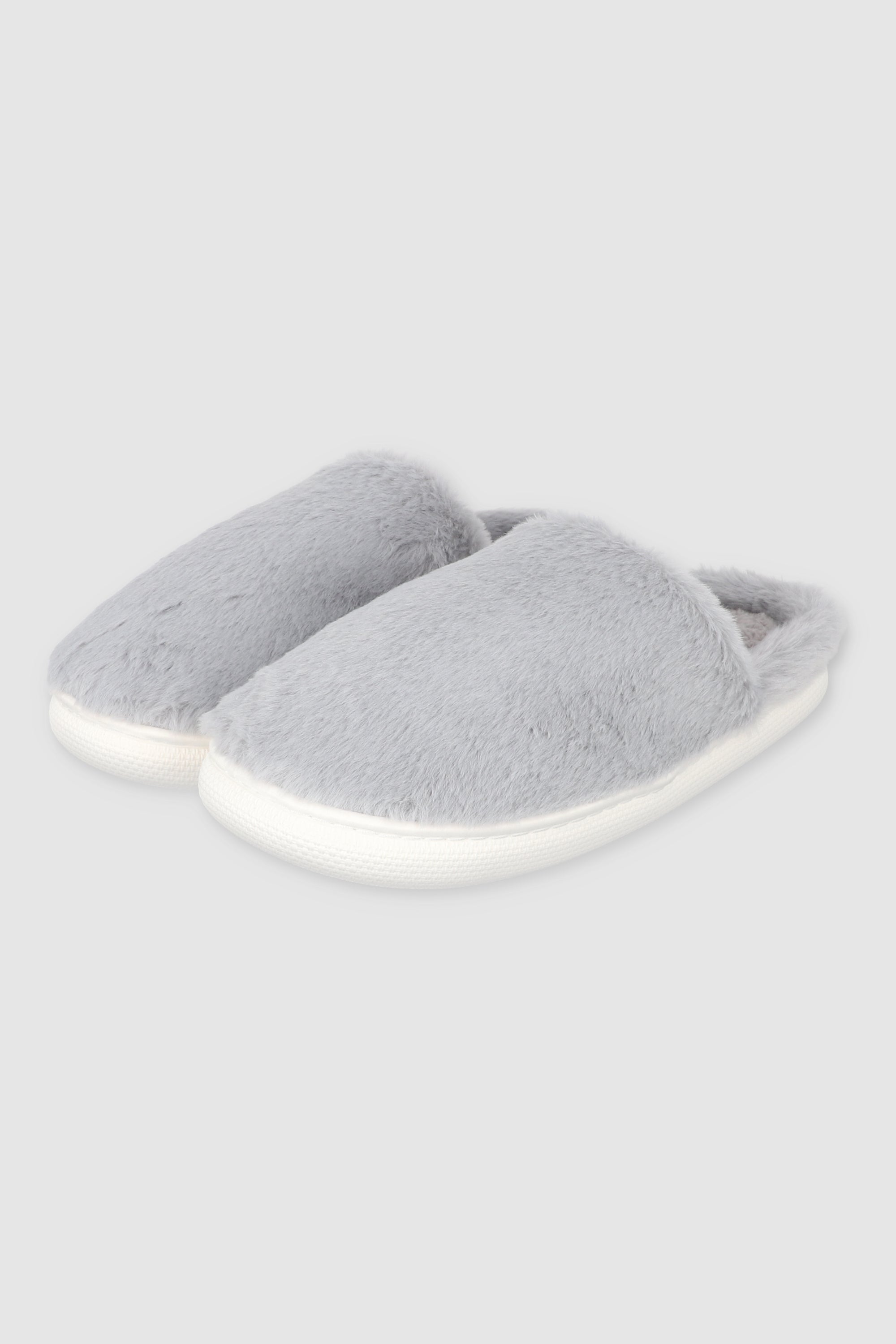 Pantuflas Peluche Monocolor