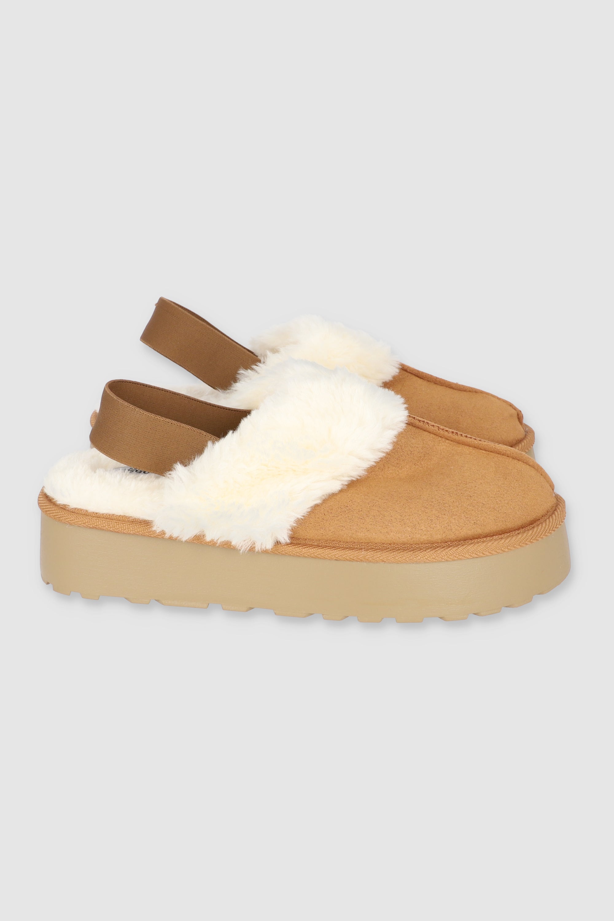 Panfufla peluche plataforma