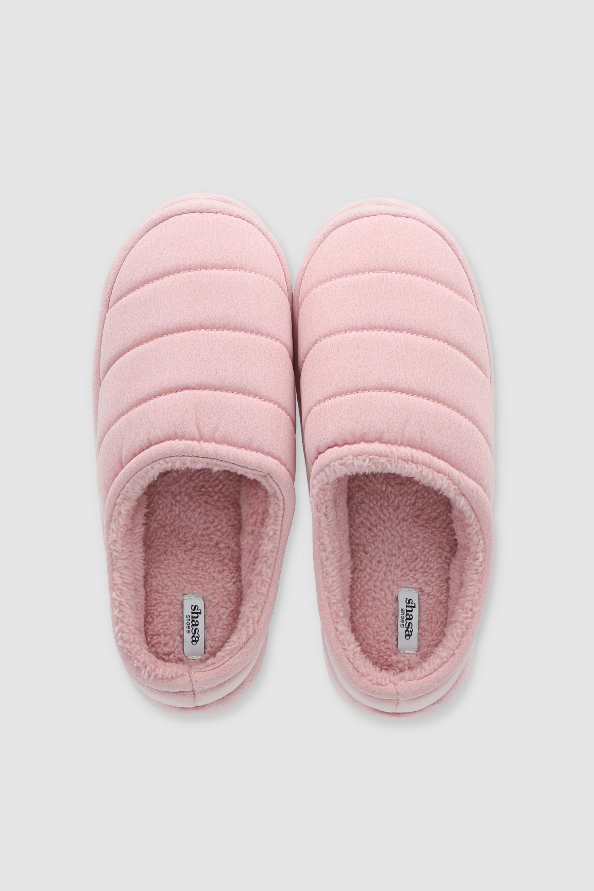 Pantuflas acolchadas sherpa