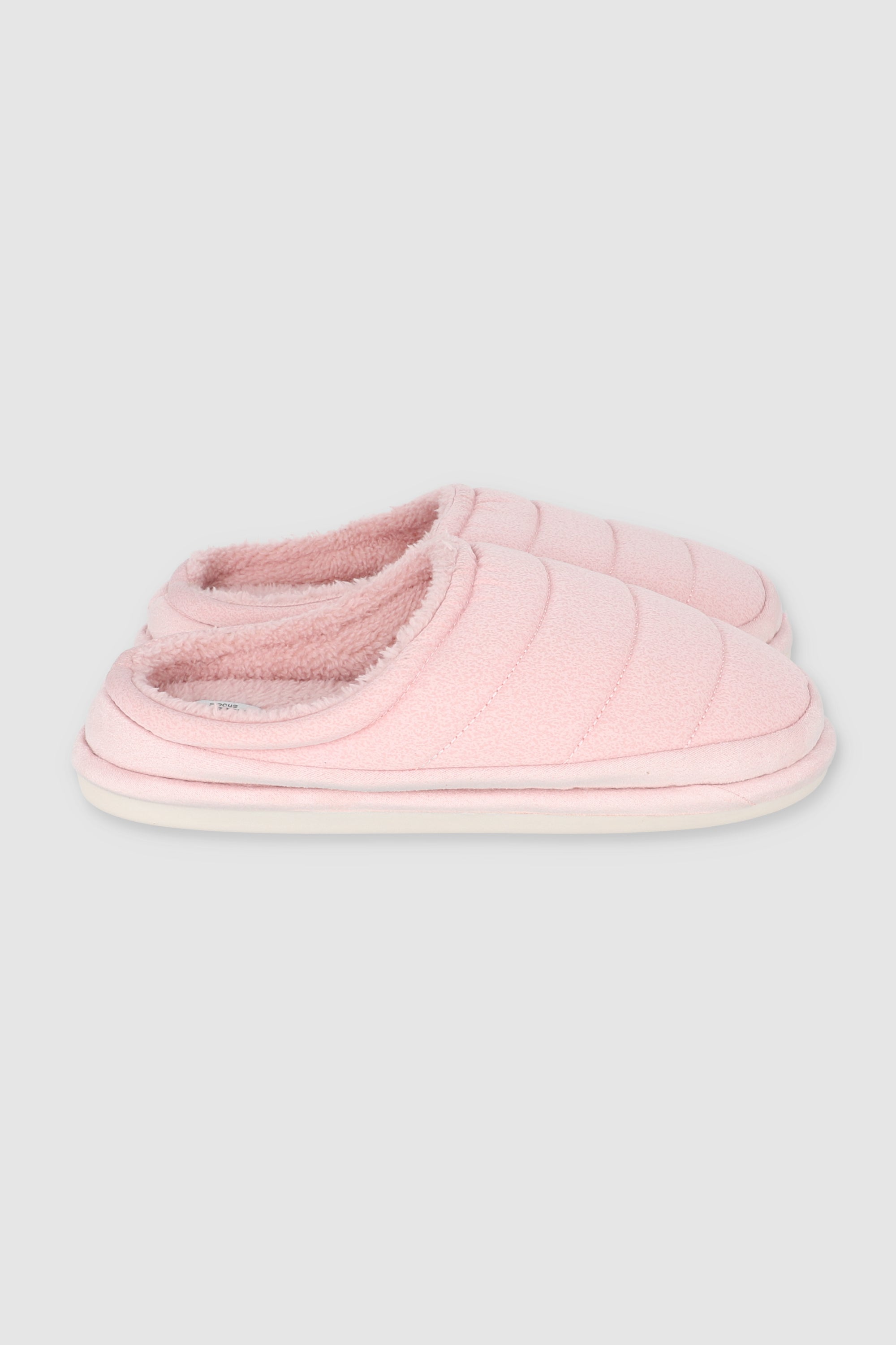 Pantuflas acolchadas sherpa