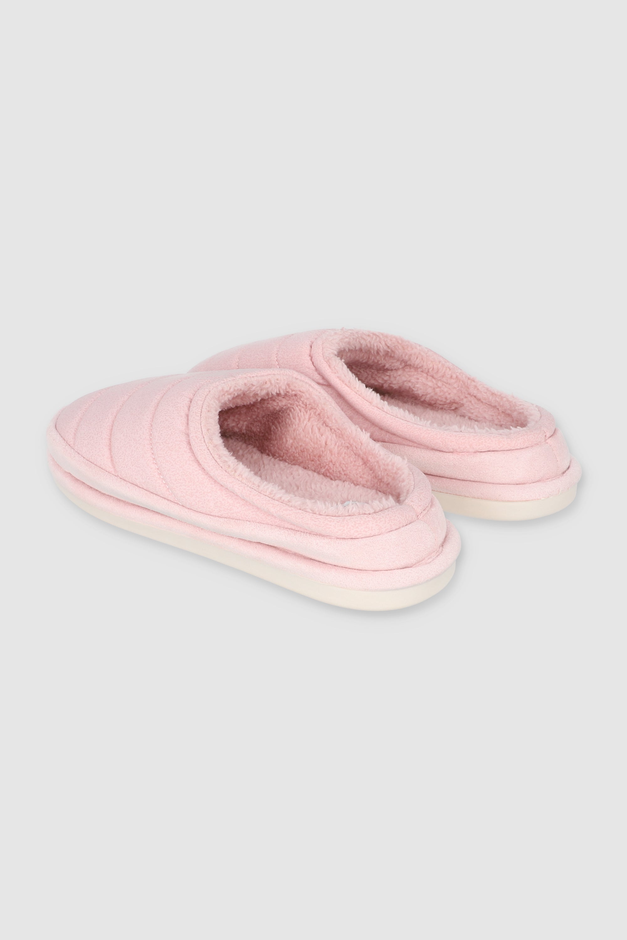 Pantuflas acolchadas sherpa