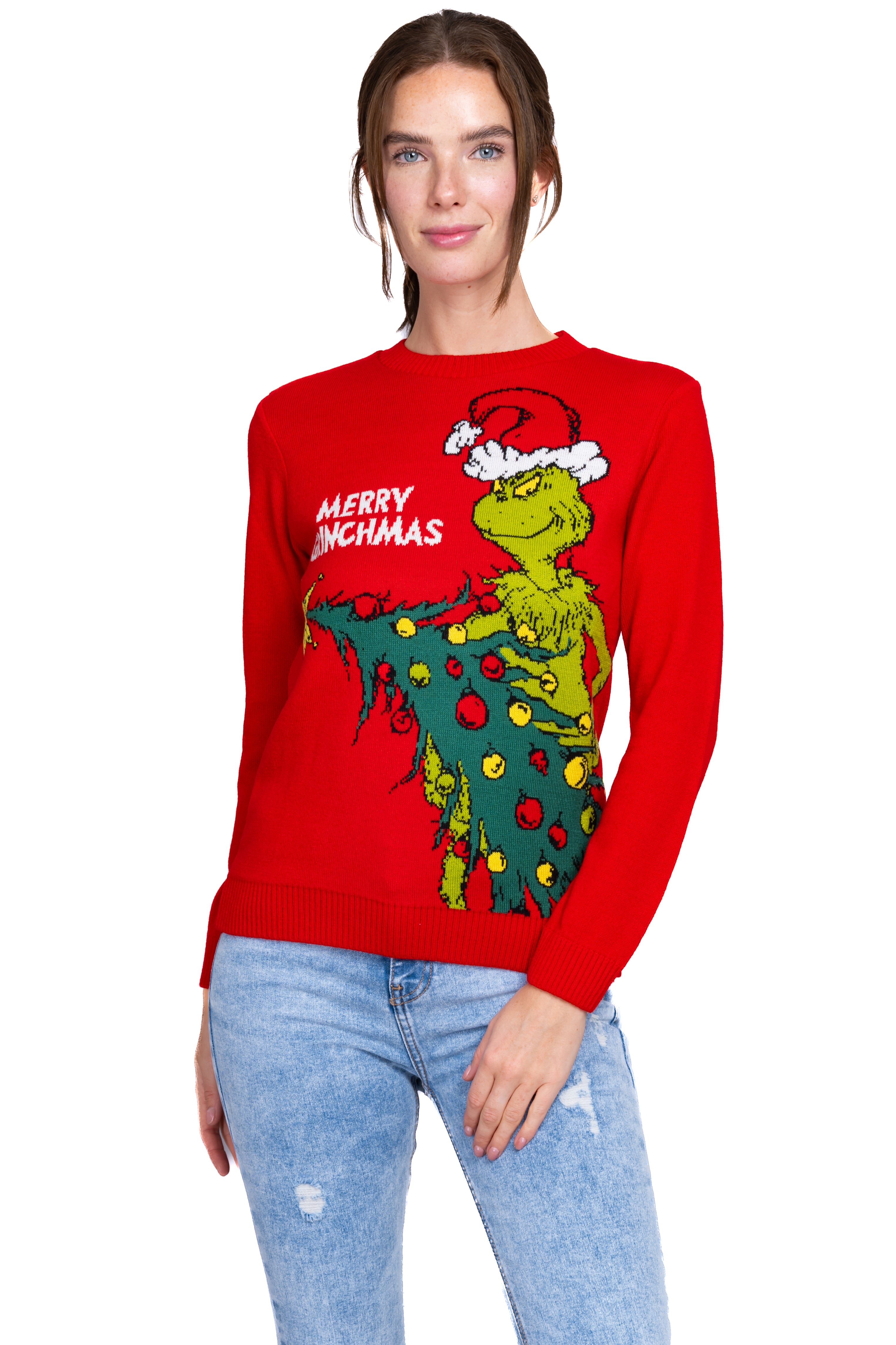 De Navidad Pijamas NavideÃ±as Del Grinch Navideña Grinch Sudaderas