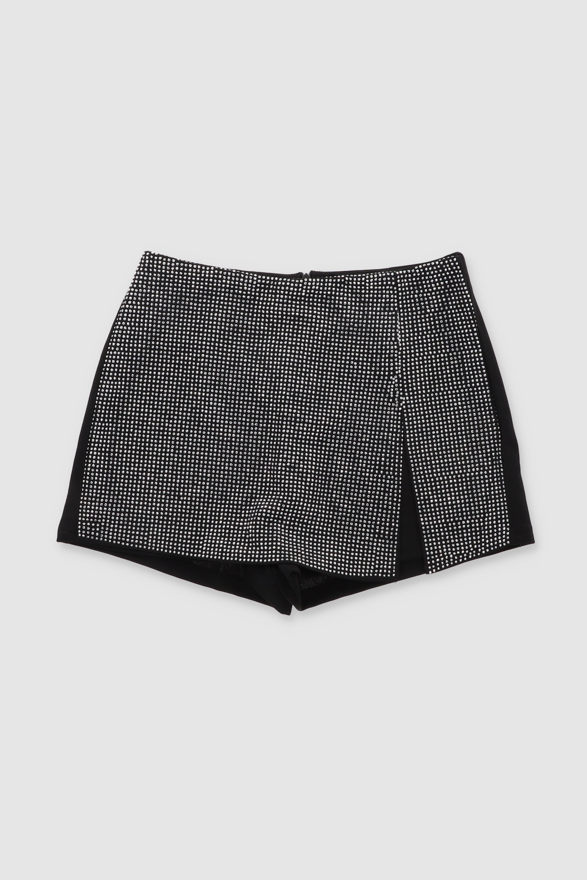 Falda Short Aplicaciones Brillos