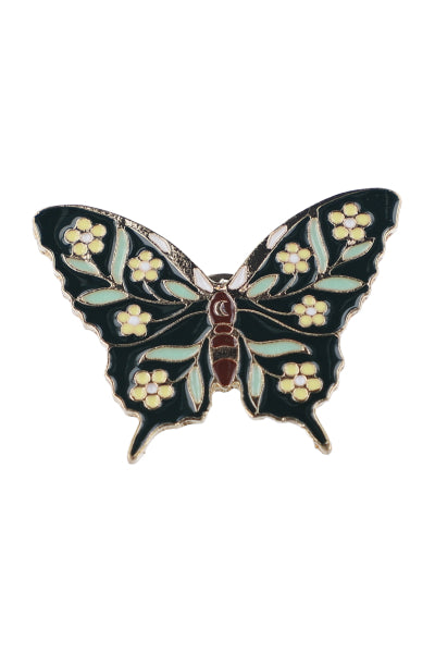 Pin Mariposa Flores