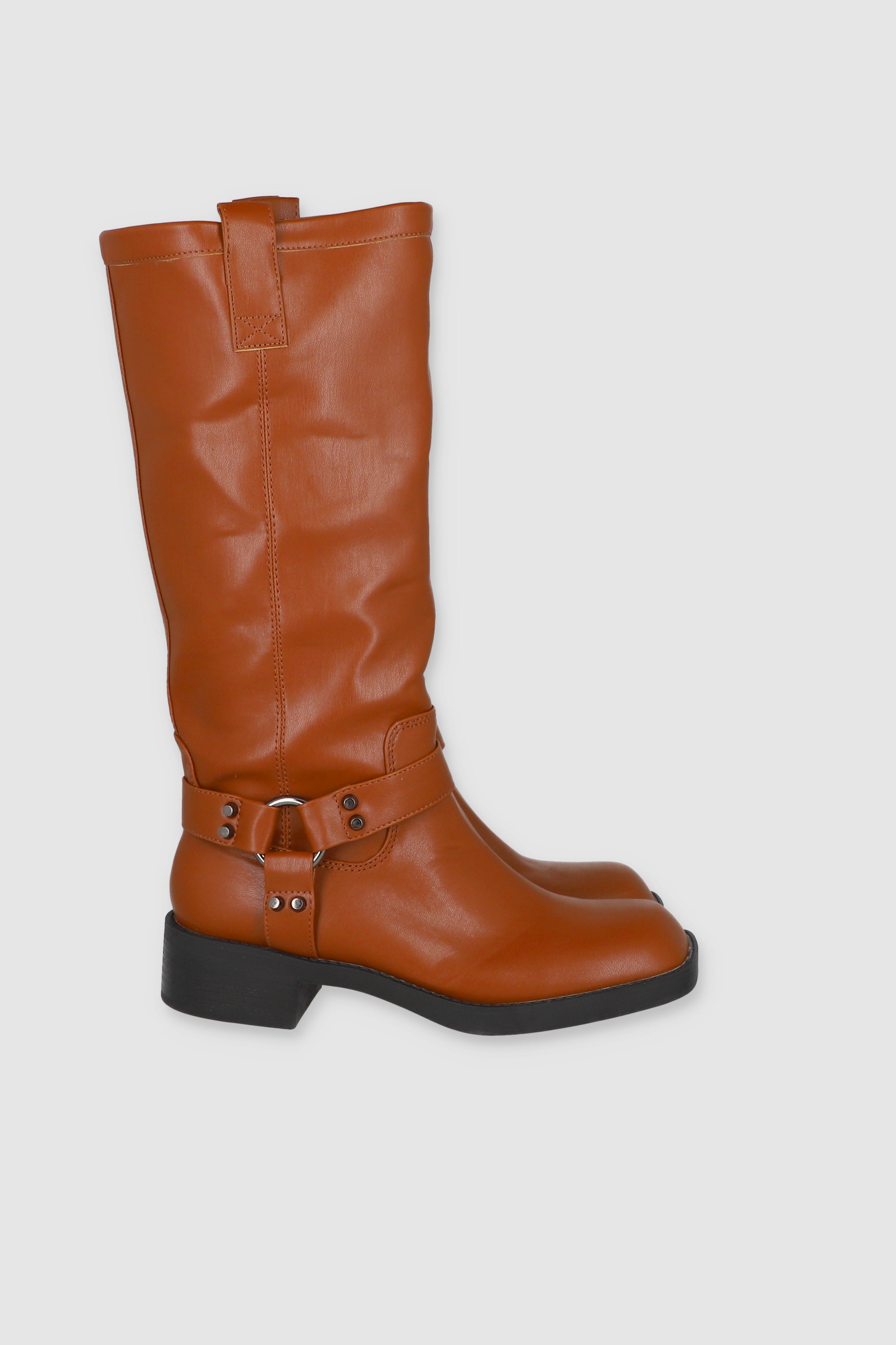 Botas Motero Hebilla Estoperoles