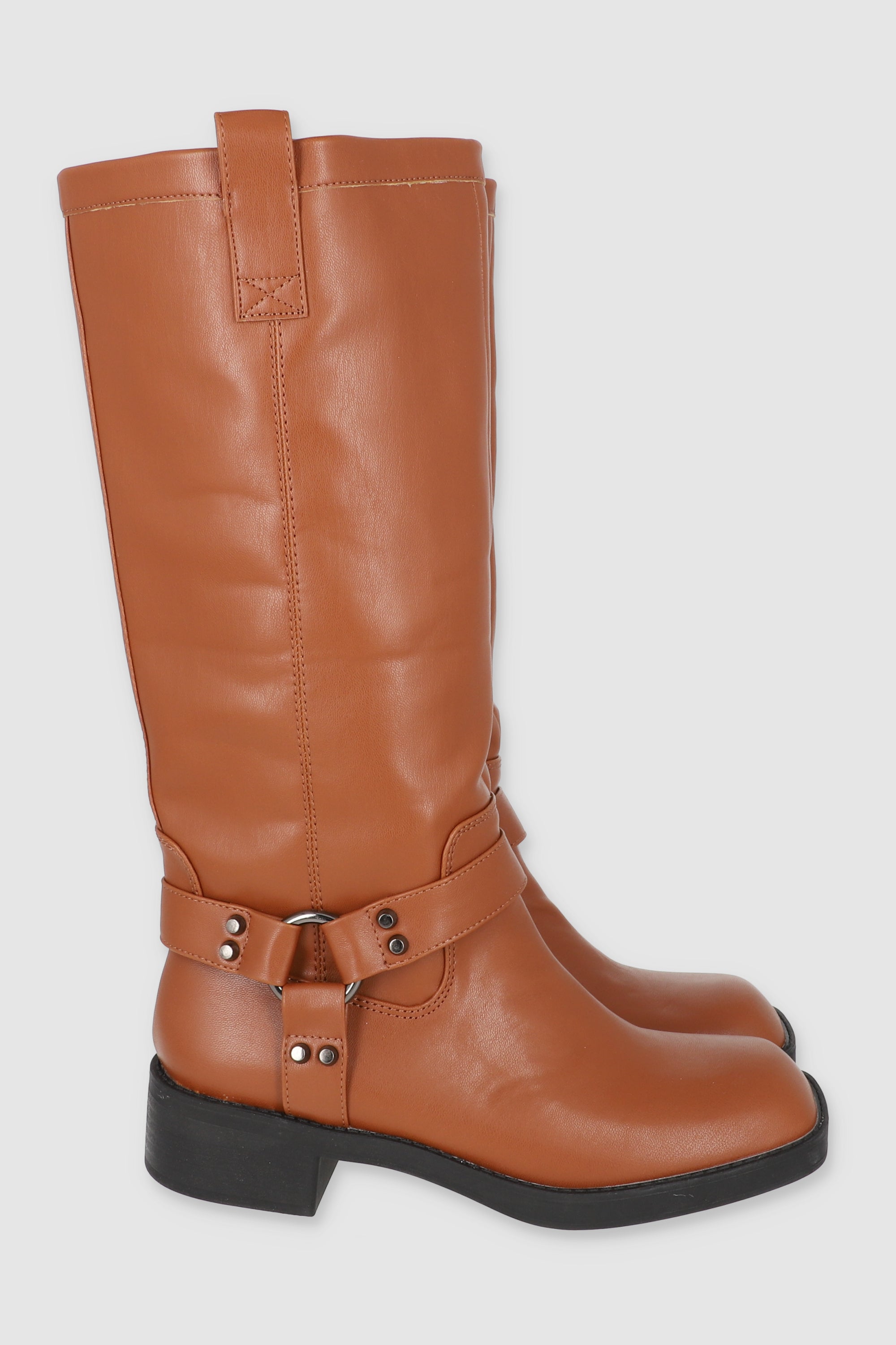 Botas Motero Hebilla Estoperoles