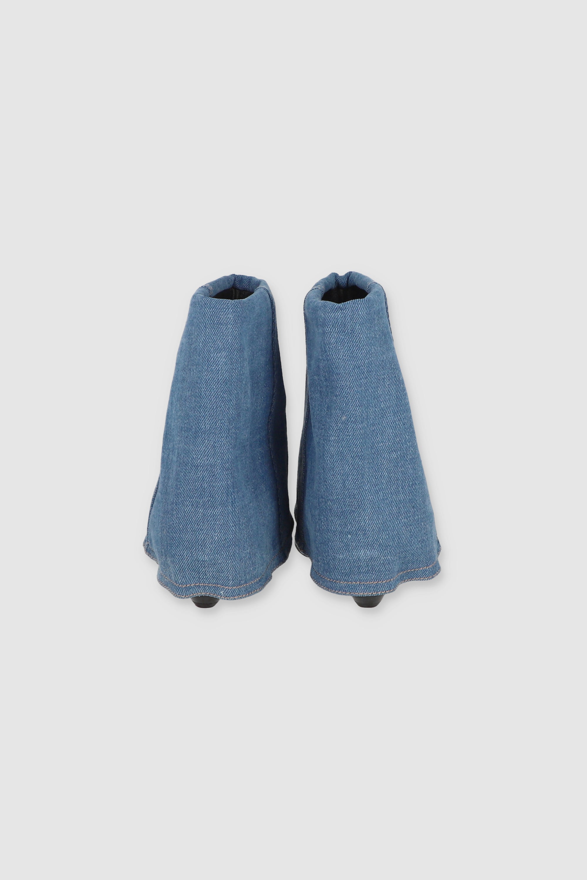Botín Denim Dobladillo