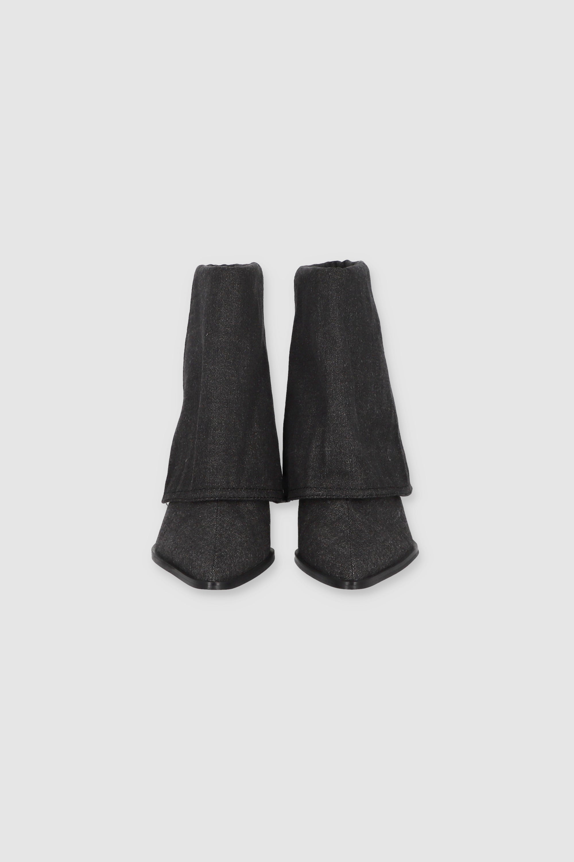 Botín Denim Dobladillo