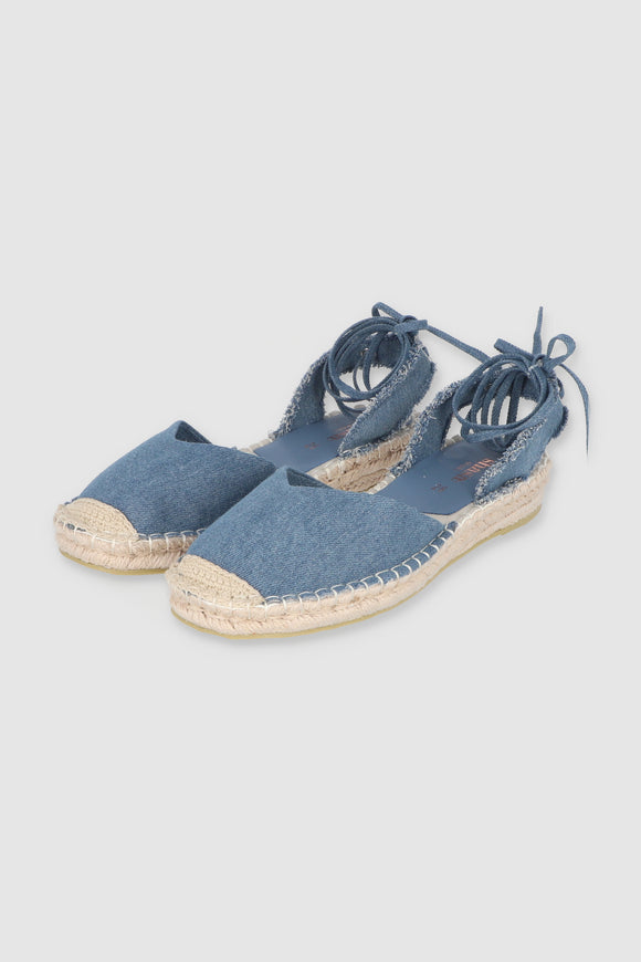 Alpargata Denim Punta Tejida