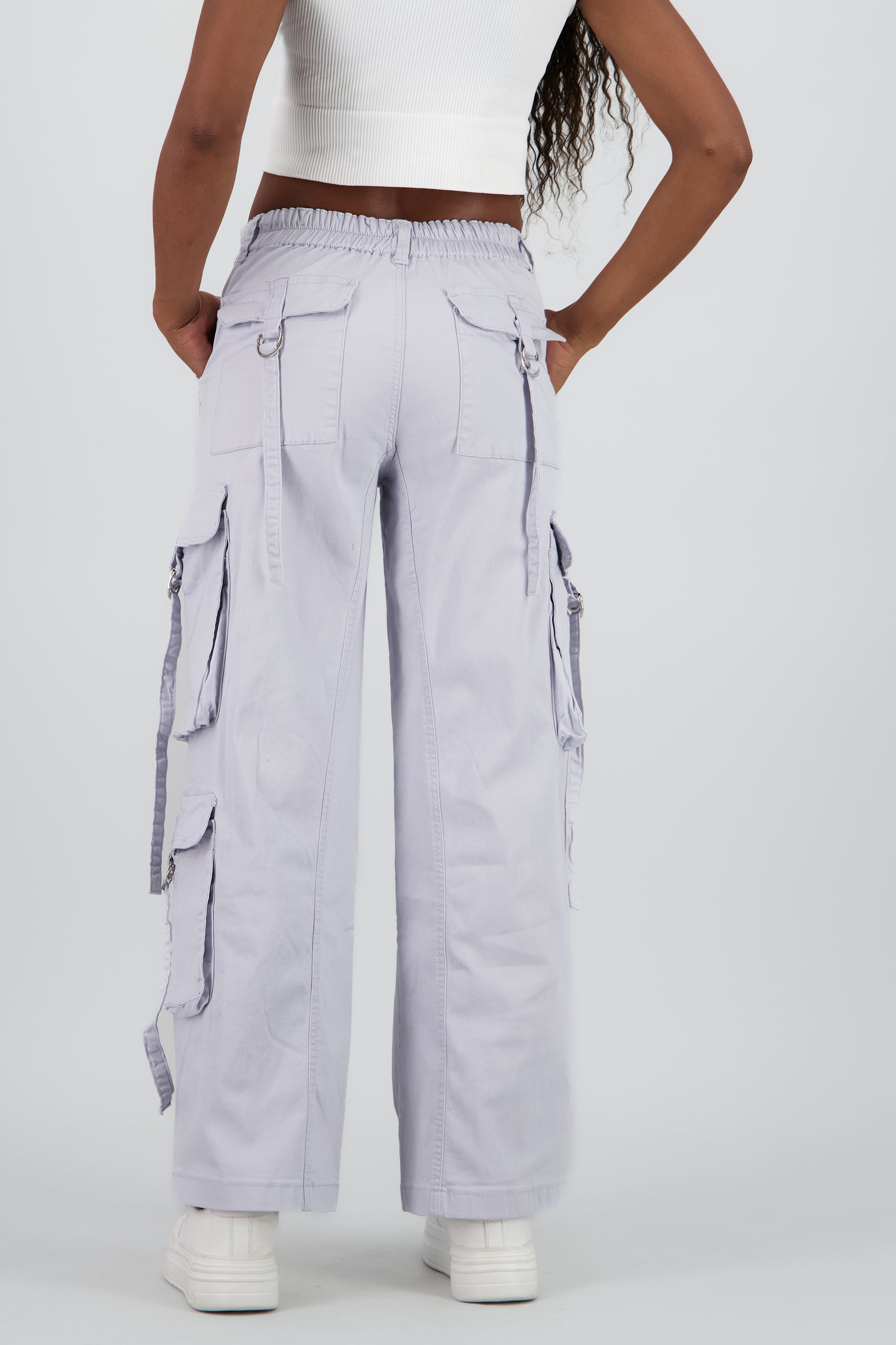 Jeans Cargo 3 Bolsas Tiras