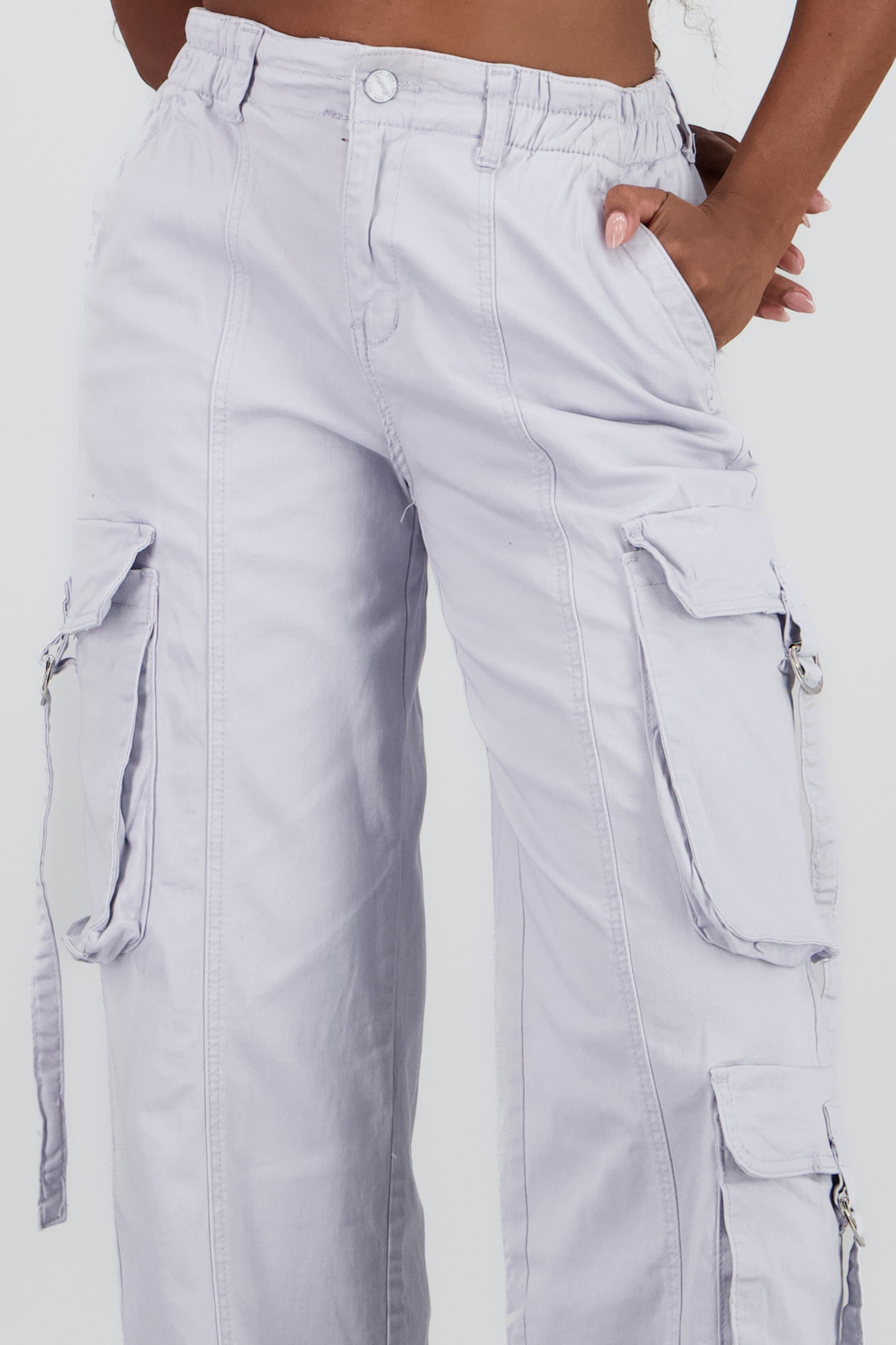 Jeans Cargo 3 Bolsas Tiras