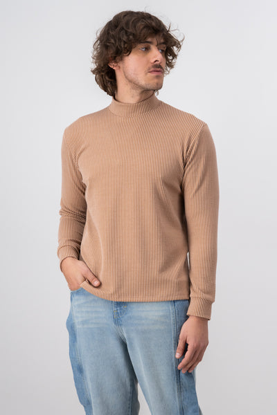 Suéter ligero líneas textura