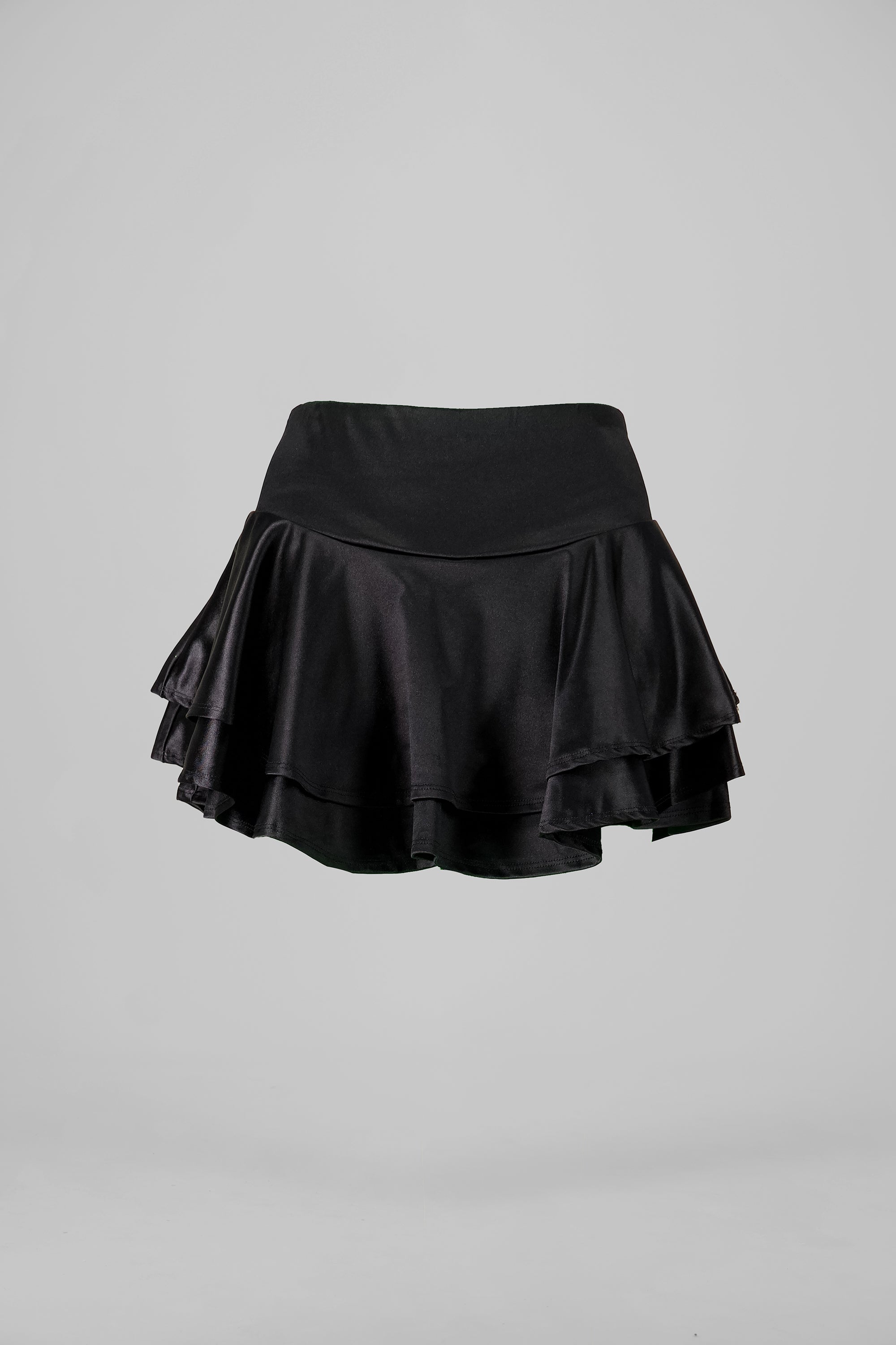 Falda mini satinada olanes