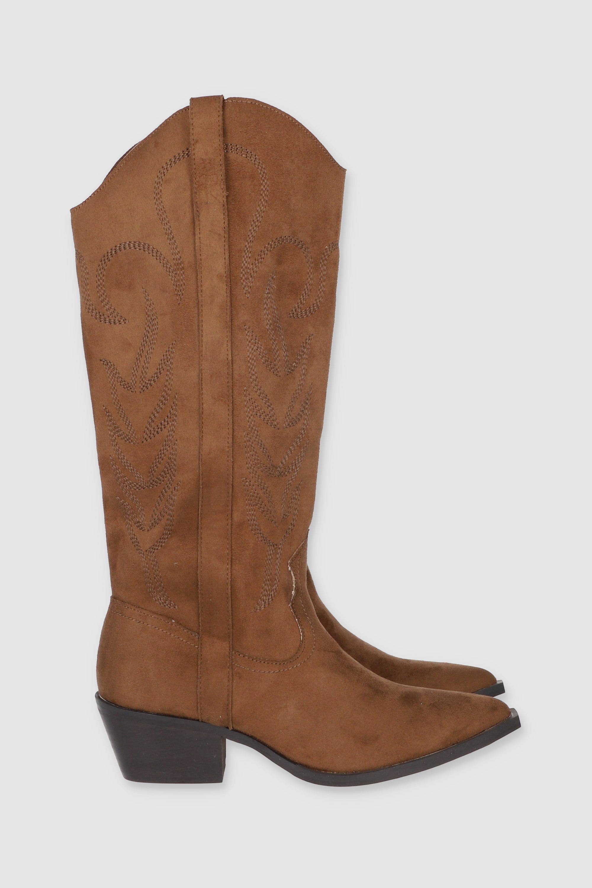Bota Vaquera Larga Sencilla Bordados