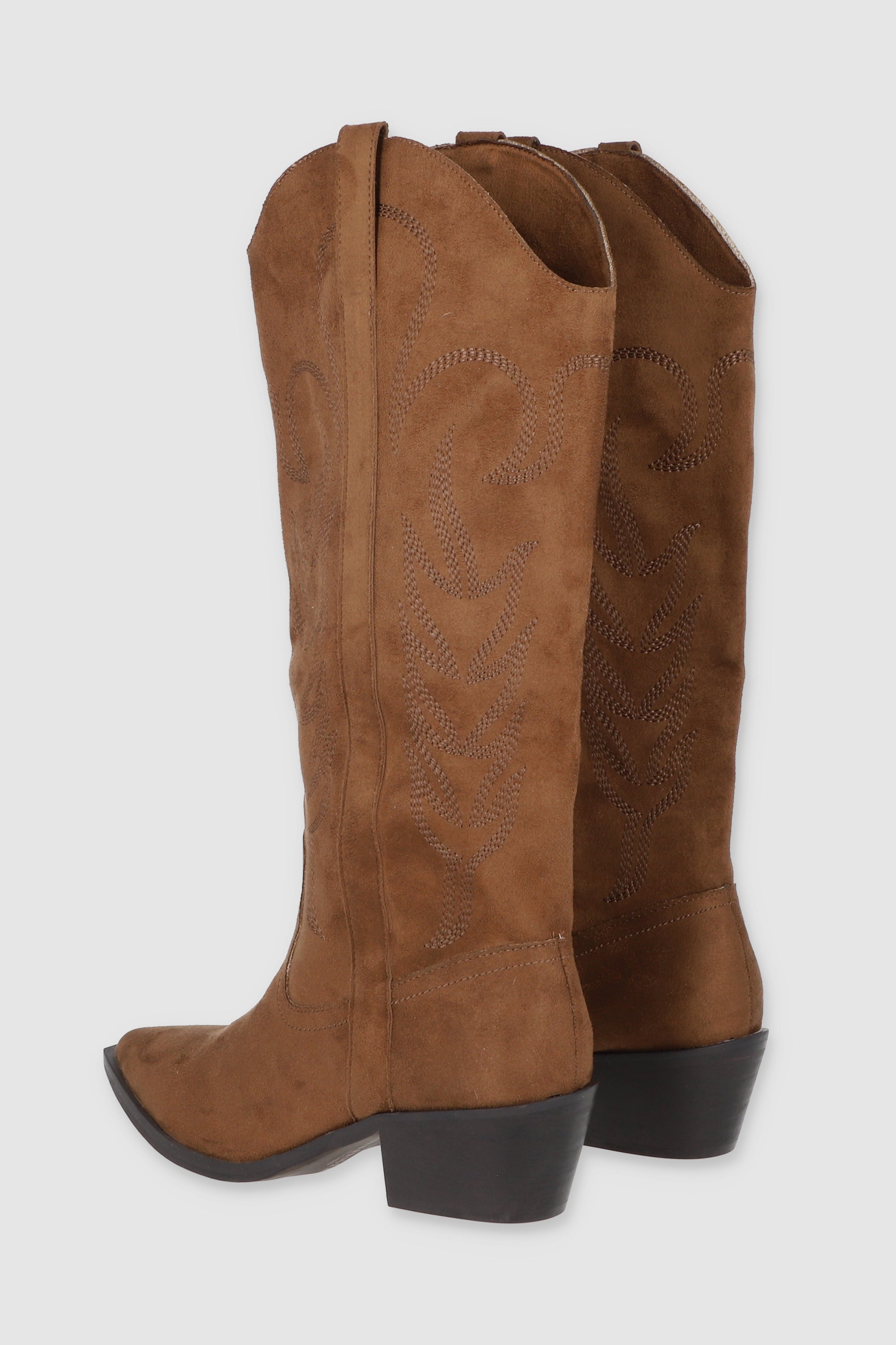 Bota Vaquera Larga Sencilla Bordados